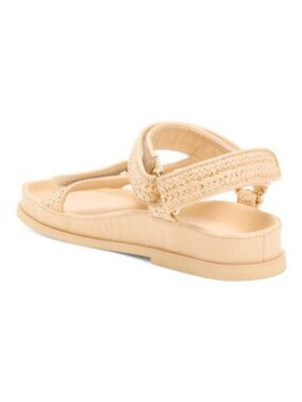 SANDRO Raffia Flat Sandals - Picture 3 of 4